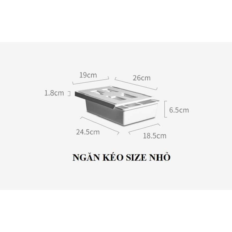 Ngăn kéo bàn NK01, hộc ngăn kéo bàn bàn di động cất giữ, sắp xếp đồ gọn gàng, lưu trữ đồ tiện ích nhỏ gọn