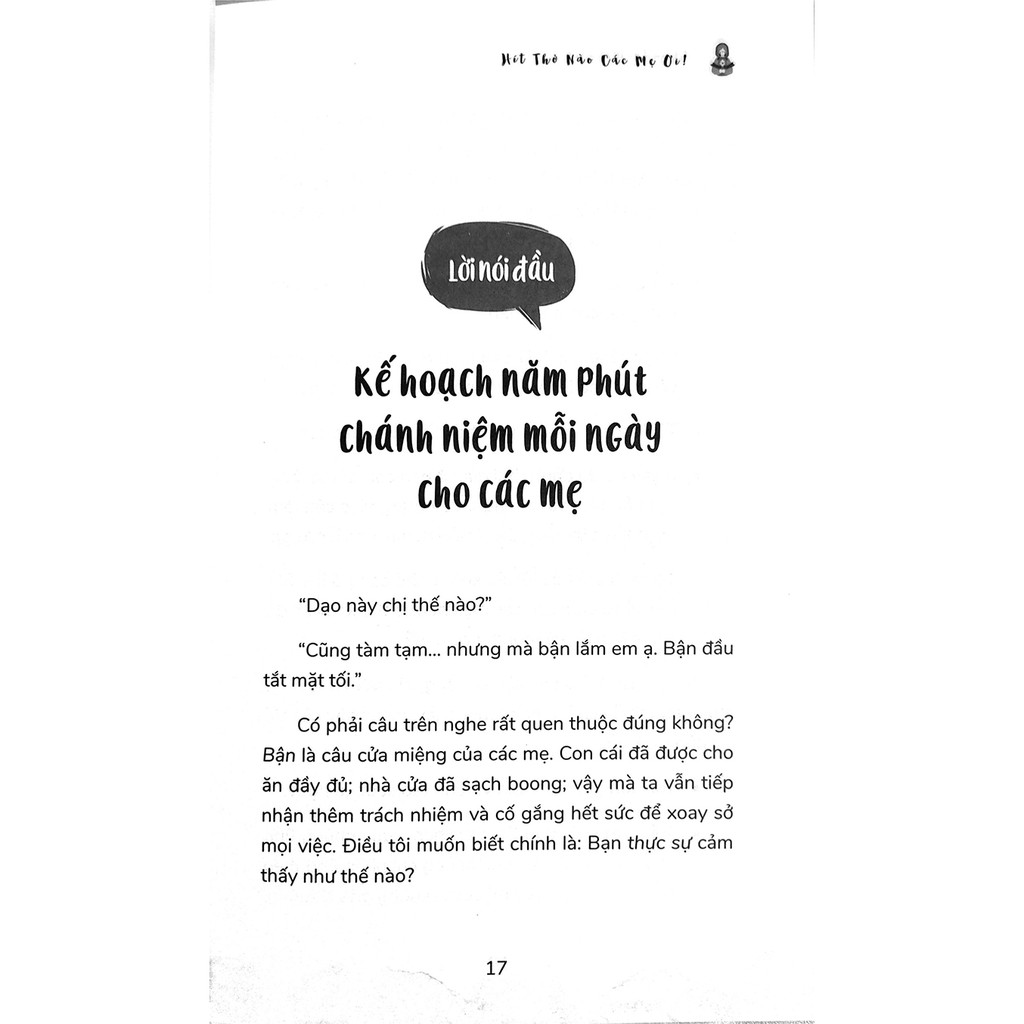 Sách - Hít Thở Nào Các Mẹ Ơi - 5 Phút Chánh Niệm Cho Các Bà Mẹ Bận Rộn