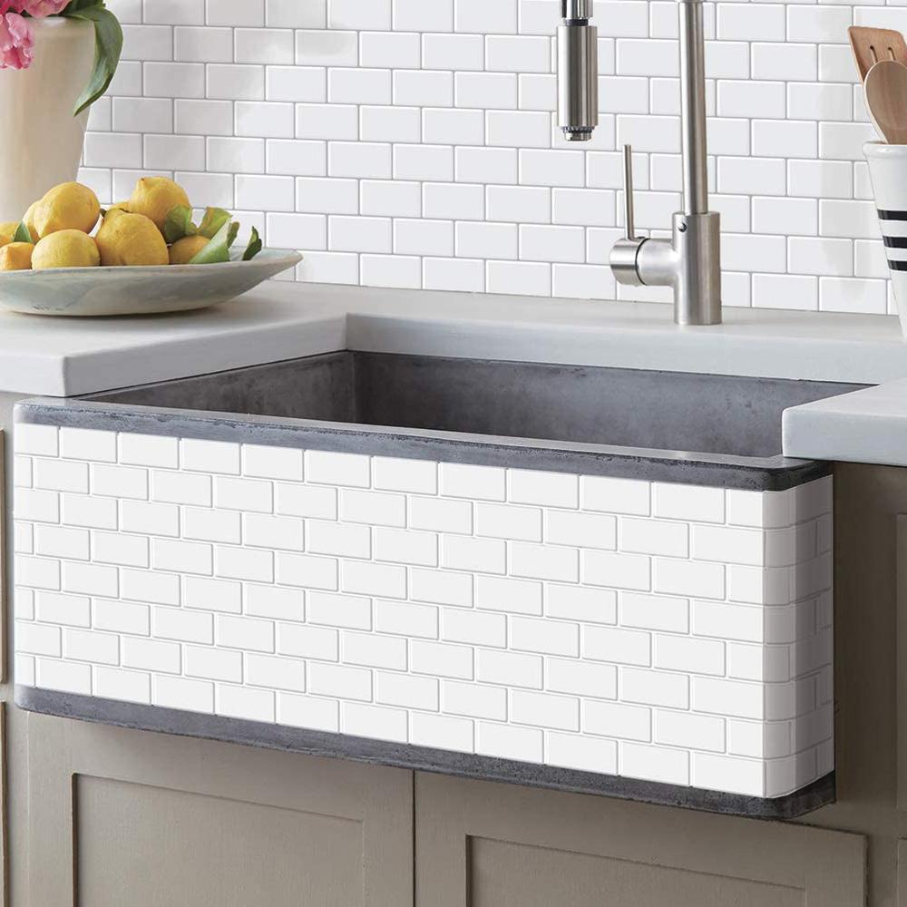 Sticker Dán Tường Chống Thấm Nước Tự Dính Họa Tiết Gạch Sứ Trang Trí Nội Thất DIY
