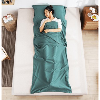 TẶNG GỐI Túi Ngủ Mùa Hè 100% Cotton Protein Mềm Mại, Mát Mẻ Ngủ Văn Phòng, Công Tác, Du Lịch