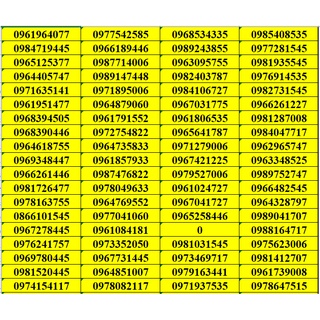 SIM SỐ ĐẸP VIETTEL ĐỒNG GIÁ 599K CÓ GÓI V120 , ST90 , F90 , MI , ST120 - SIM NGỌC MAI -