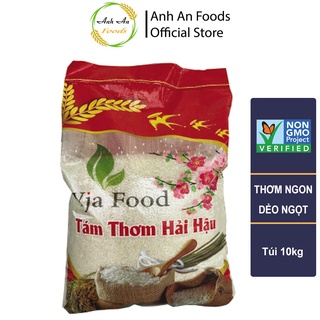 Gạo Tám Thơm Hải Hậu VJA Túi 10kg - Giá Sỉ, Date mới