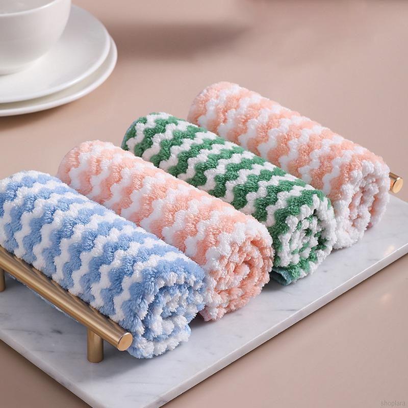 Khăn lau chén dĩa chống bám dầu mỡ tiện dụng cho nhà bếp