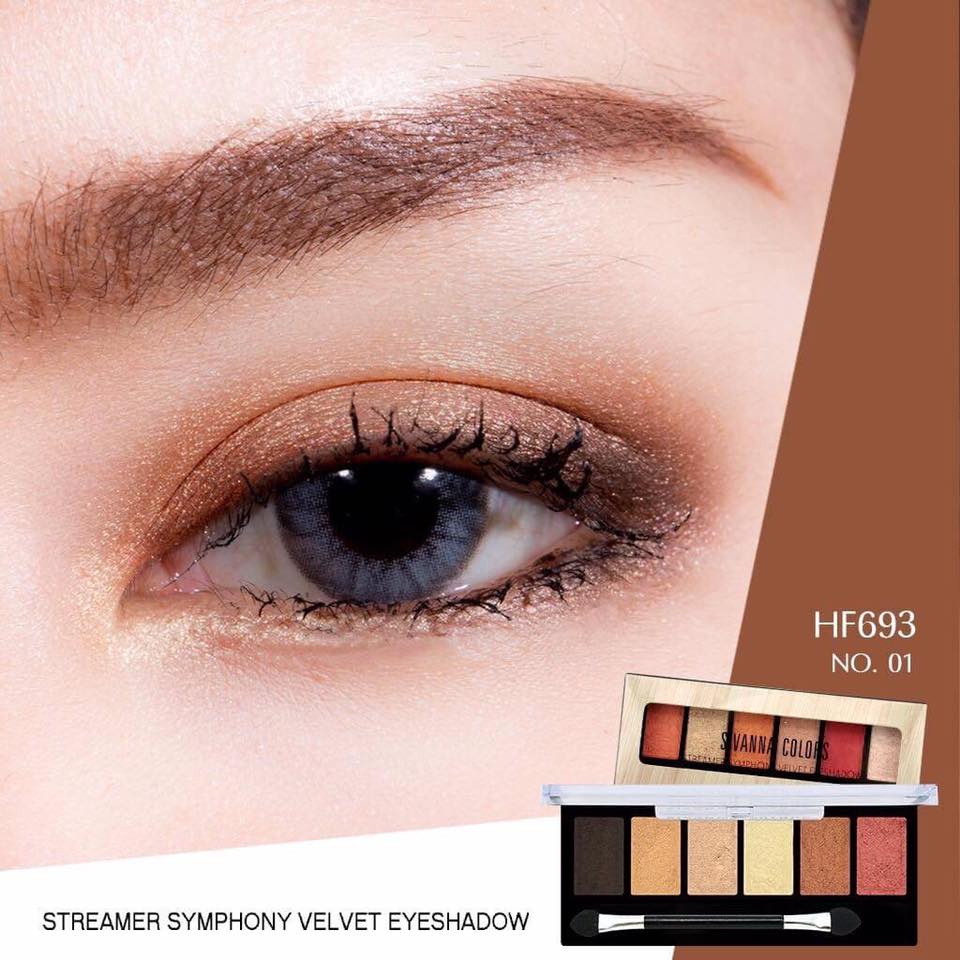 Phấn Mắt 6 Ô Sivanna Streamer Symphony Velvet Eyeshadow