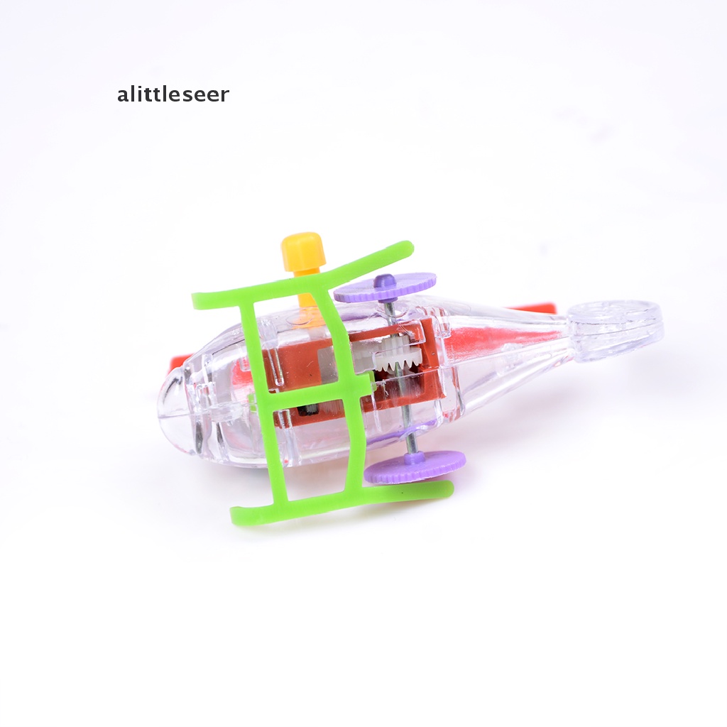 2 Máy Bay Đồ Chơi Mini Lên Dây Cót Trong Suốt