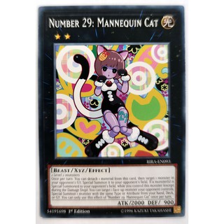 [Thẻ Yugioh] Number 29: Mannequin Cat |EN| Common