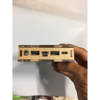 Box sạc dự phòng QC 3.0 ,6 cell không kèm mạch ,pin