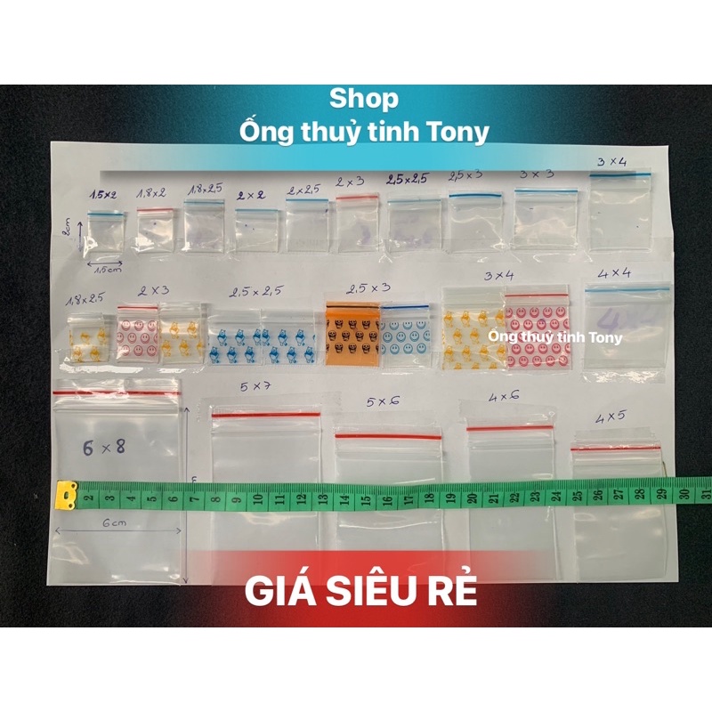 Túi zip,túi miết đủ size[GIÁ SỈ]