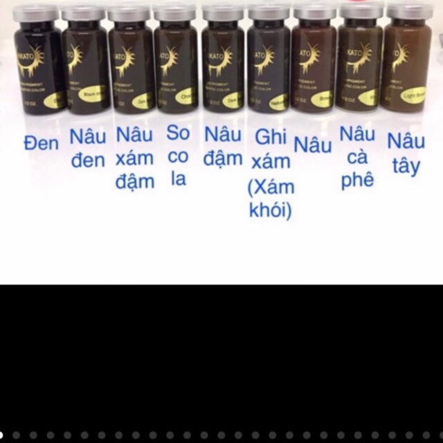 Mực Hikato xăm lông mày, mí mắt