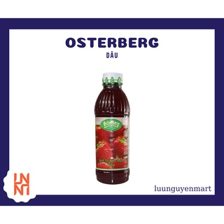 Mứt Trái Cây Pha Chế Sinh Tố Osterberg Mùi Dâu - Chai 1L