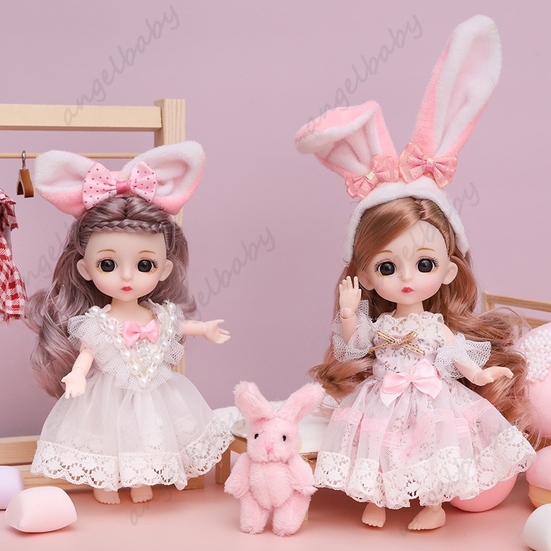 Búp Bê barbie 16cm Kiểu Công Chúa Dễ Thương Cho Bé Gái