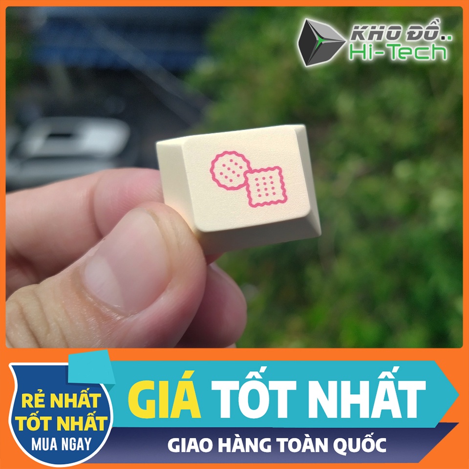 Nút keycap MACAROON lẻ 💖 𝘍𝘳𝘦𝘦𝘴𝘩𝘪𝘱 💖 màu dễ thương  cho bàn phím cơ - Cherry profile, nhựa PBT dye-sub dày dặn