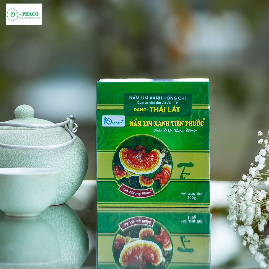 Nấm Lim Xanh thái lát 100 gram