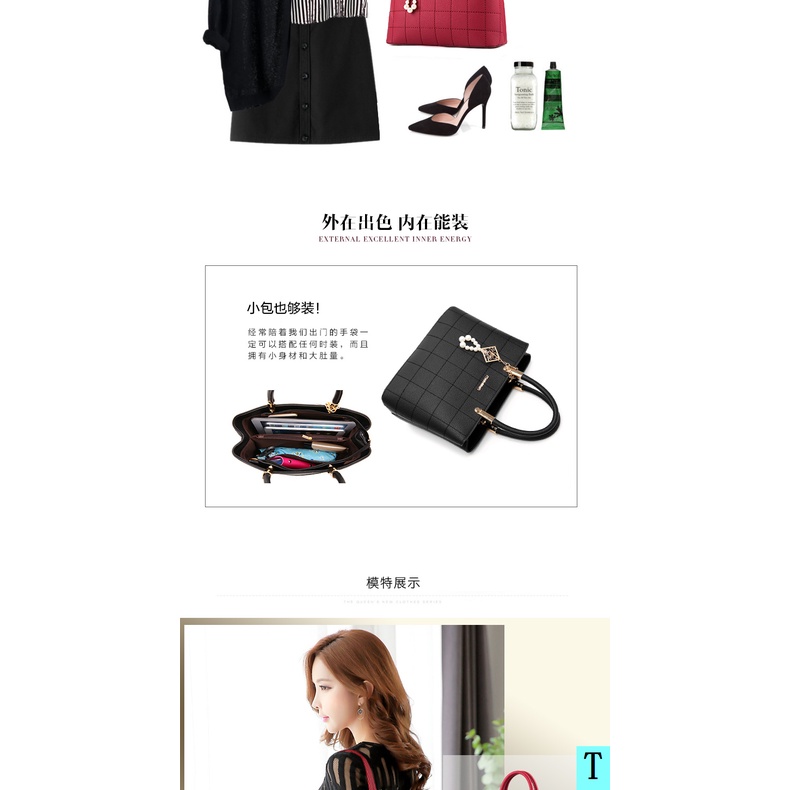 Túi Xách Thiết Kế Đơn Giản Thời Trang Mới 2020 Cho Phụ Nữ Trung Niên