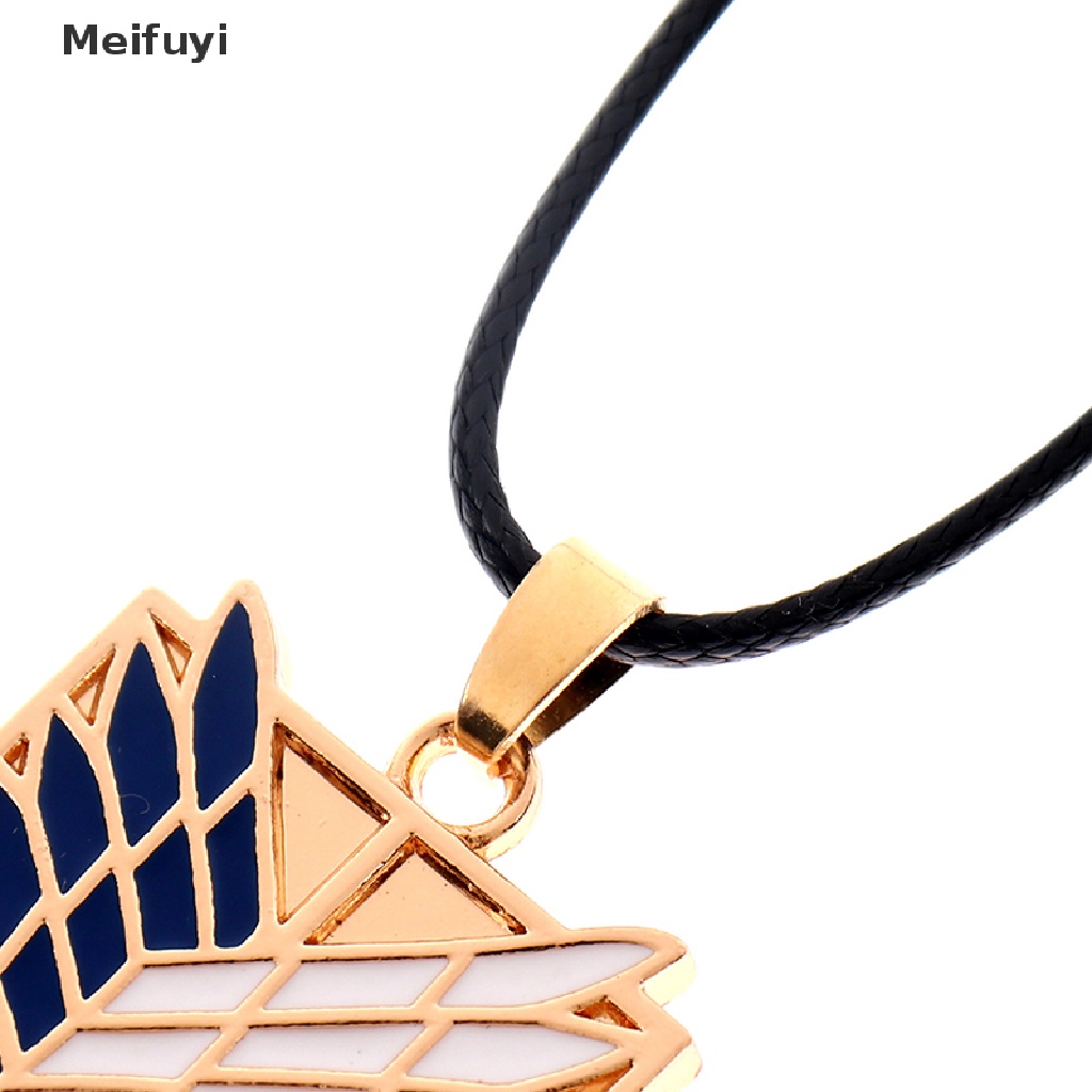 [Meifuyi] Attack On Titan Necklace Wings Of Liberty Freedom Investigation Corps Necklace COD
