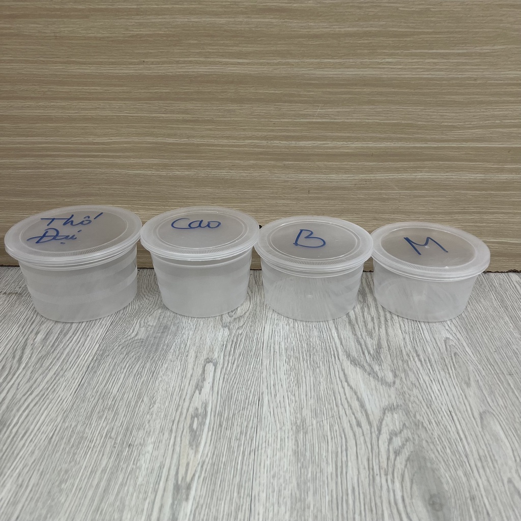 Hộp nhựa đựng chè, đựng phở - Hộp nhựa trong suốt đựng thức ăn nhỏ gọn tiện dụng dùng 1 lần đủ size nhựa VĨNH PHÁT loại1