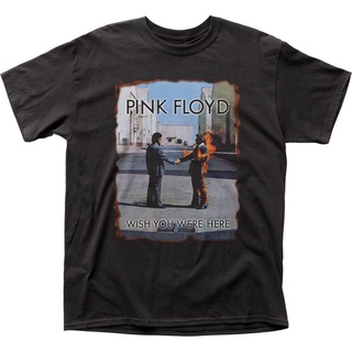 Áo thun đen in hình nhóm nhạc pink floyd wish you were here s n roll thời trang cho nam