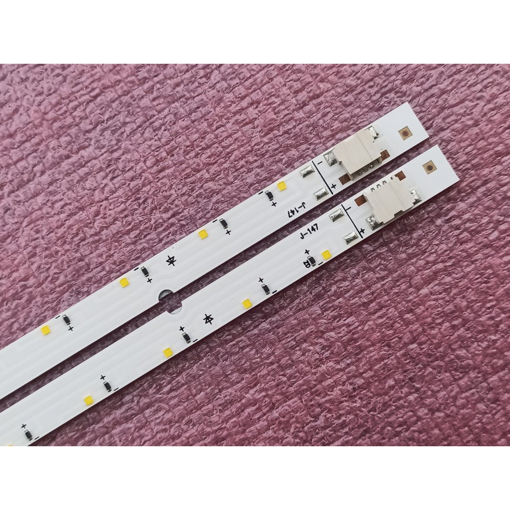 BỘ LED VIỀN TIVI SAMSUNG 43K5100 43k5300 MỚI 100% BỘ 2 THANH TRÁI PHẢI, MỖI THANH 25 BÓNG 3V, DÀI 44,5cm