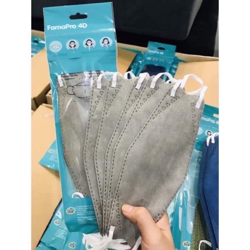 Sỉ thùng 300cái khẩu trang kf94  4D FAMAPRO,chính hãng công ty NAM ANH
