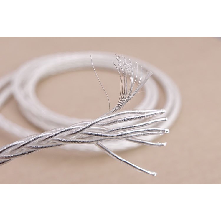 Dây Tín Hiệu Âm Thanh - Cáp Âm Thanh 2 Đầu Jack 3.5mm Mạ Bạc Bện Dài 1m, 1.5m, 2m
