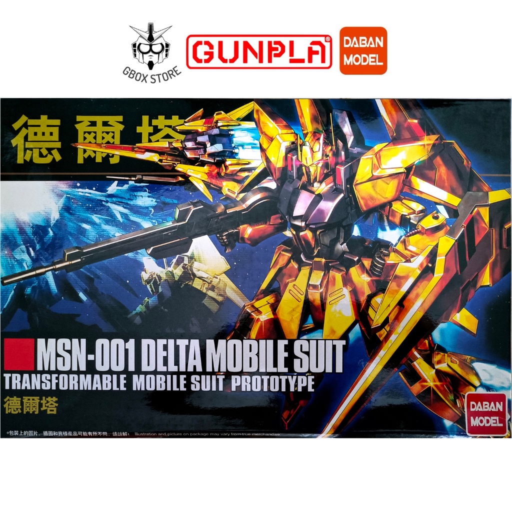 Gundam HG 136 MSN-001 Delta Mobile Suit Daban Mô hình nhựa lắp ráp 1/144