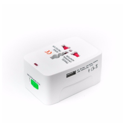 ✅Ổ Cắm Du Lịch Đa năng MPE TA3 - 1 Cổng USB - Hàng Chính Hãng ✅