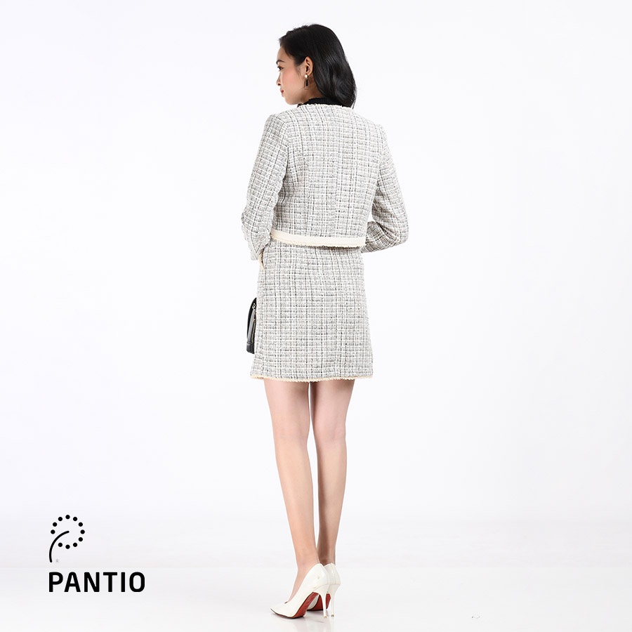 Áo khoác Demi hoạ tiết kẻ caro BAD92264 - PANTIO