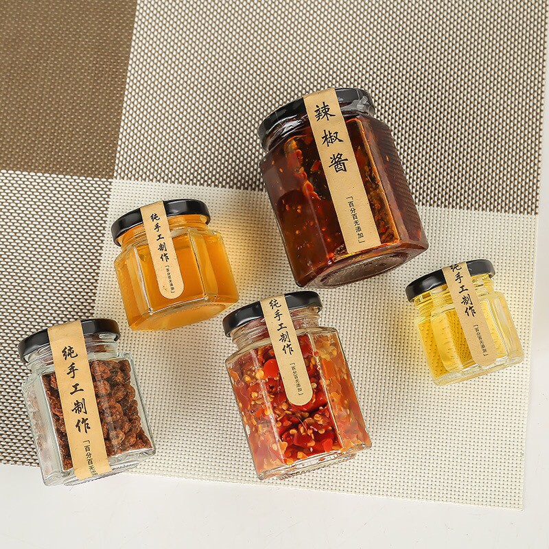 Hũ Thủy Tinh Vuông MIUMIU MART Cao Cấp - Set Bộ Hũ Hủ Lọ Thủy Thuỷ Tinh Có Nắp Vặn Kèm Muỗng Thia Chứa Đựng Gia Vị