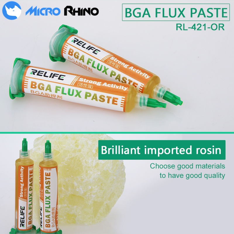 Keo Hàn Không Chứa Chì 10ML BGA RL-420 RL-421 RL-422 Cho Bo Mạch Chủ Điện Thoại PCB/BGA/PGA/SMD