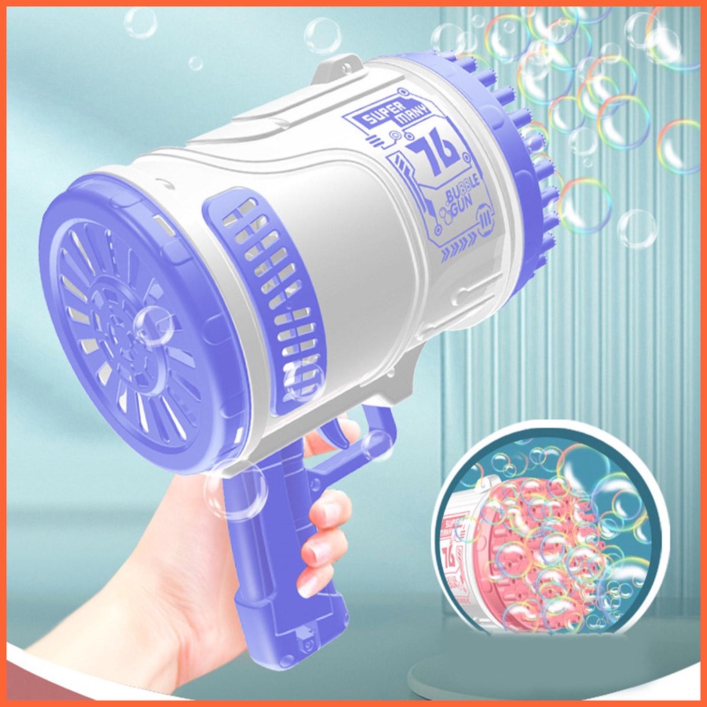 Máy Thổi Bong Bóng Tự Động 76 Lỗ Kèm Phụ Kiện