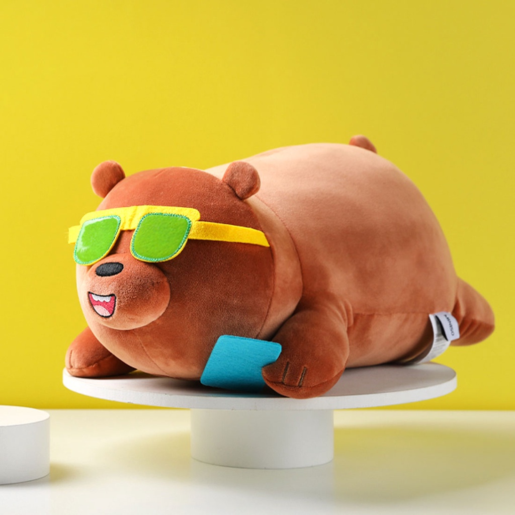 Gấu bông Búp bê &amp; Thú nhồi bông Đồ chơi gấu bôngThú nhồi bông We Bare Bears x Miniso Búp bê tư thế nằm sấp