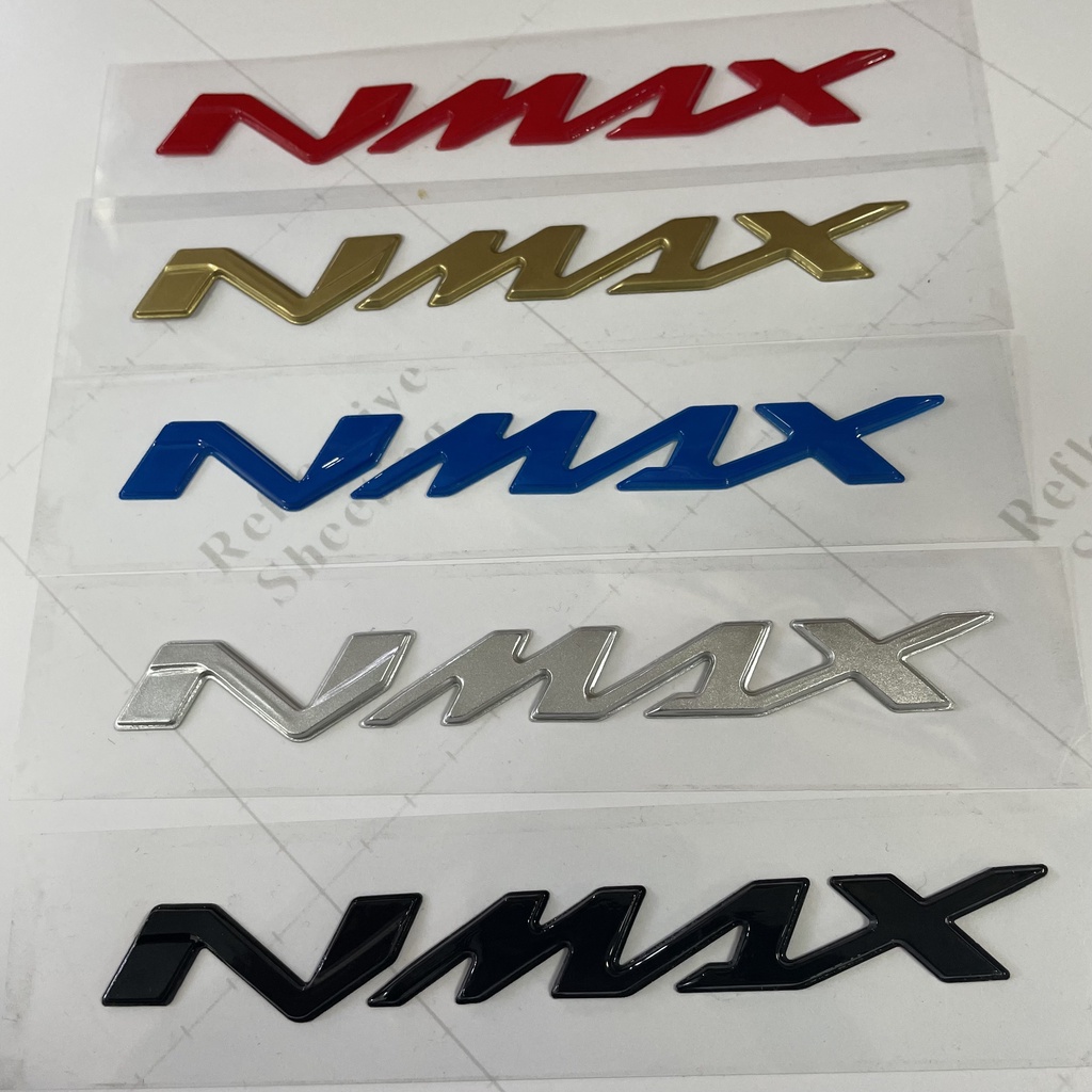 Phụ kiện biểu tượng xe máy Yamaha Nmax Logo 3D v1 v2 1 Cặp