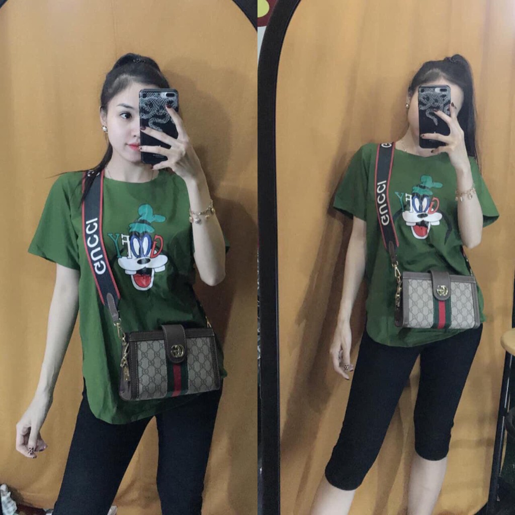 [Ảnh thật tự chụp] Đồ bộ thun cotton nữ quần ngang gối | BigBuy360 - bigbuy360.vn