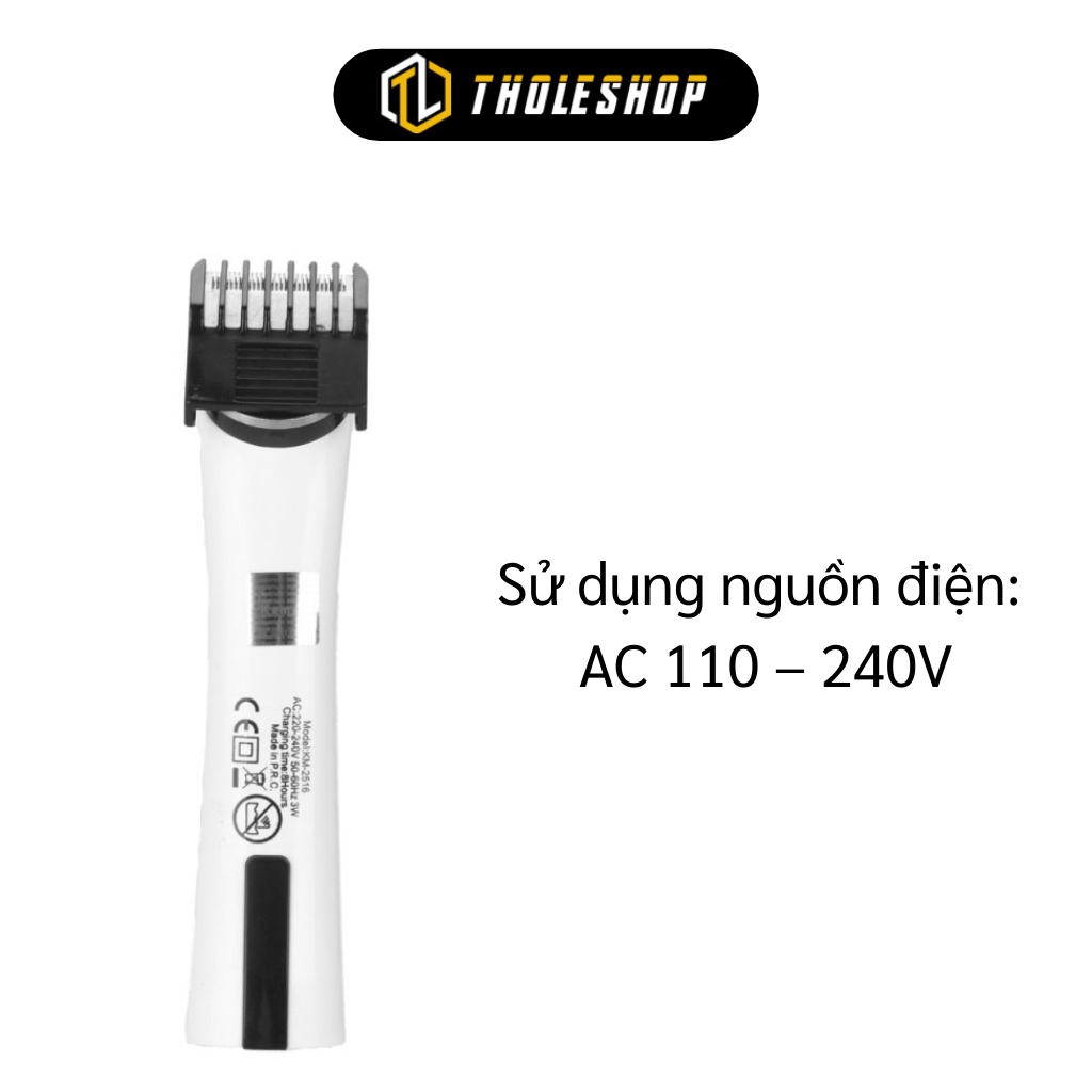 Máy cắt tóc - Tông đơ cắt tóc cho trẻ em người lớn Kemei KM-2516 sạc pin hàng fullbox chính hãng  2731