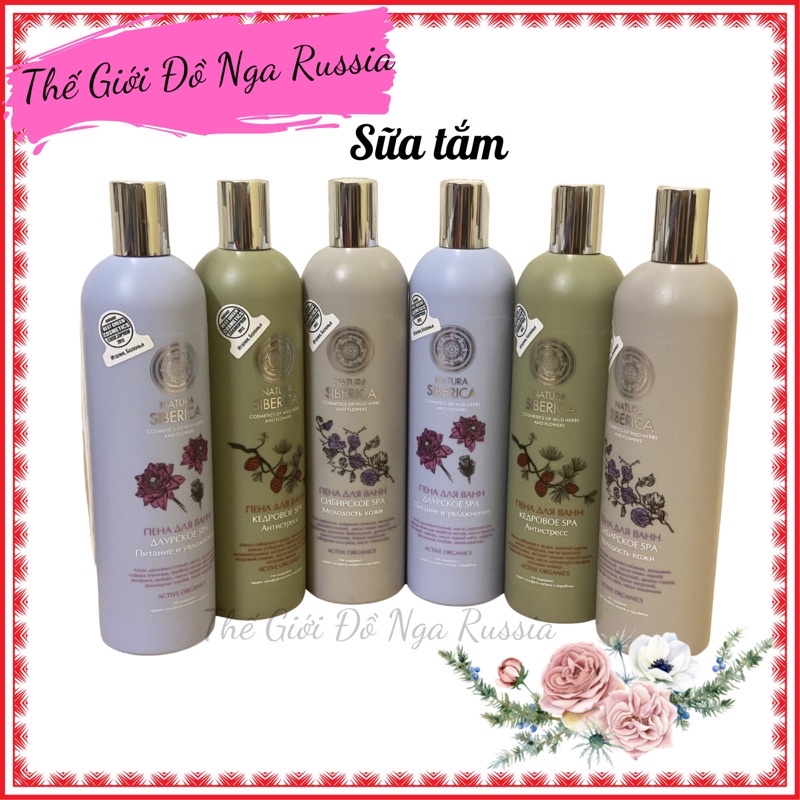 Sữa tắm hữu cơ Natura Siberica 550ml