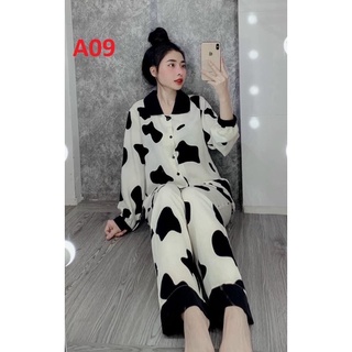 Bộ pizama lụa mango hàng loại 1 cho nữ