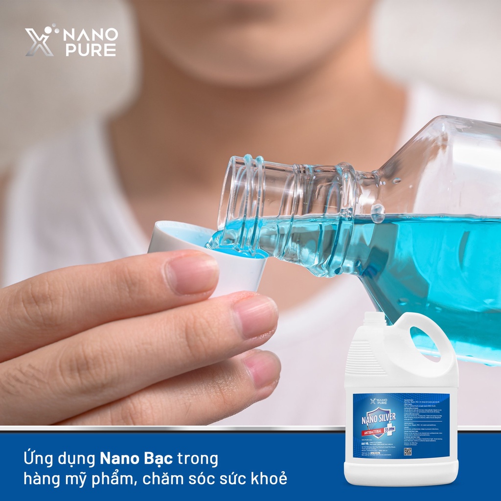 Dung Dịch Nano Bạc Diệt Khuẩn Nano Xpure Nano Silver 35ppm-Diệt khuẩn, khử mùi, kháng khuẩn– Nano Bạc AHT Corp (AHTC)