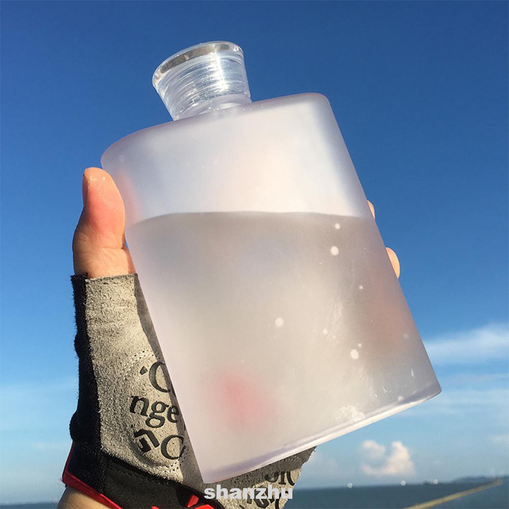 Camping Hiking Leakproof Square Memo Shape Water Bottle