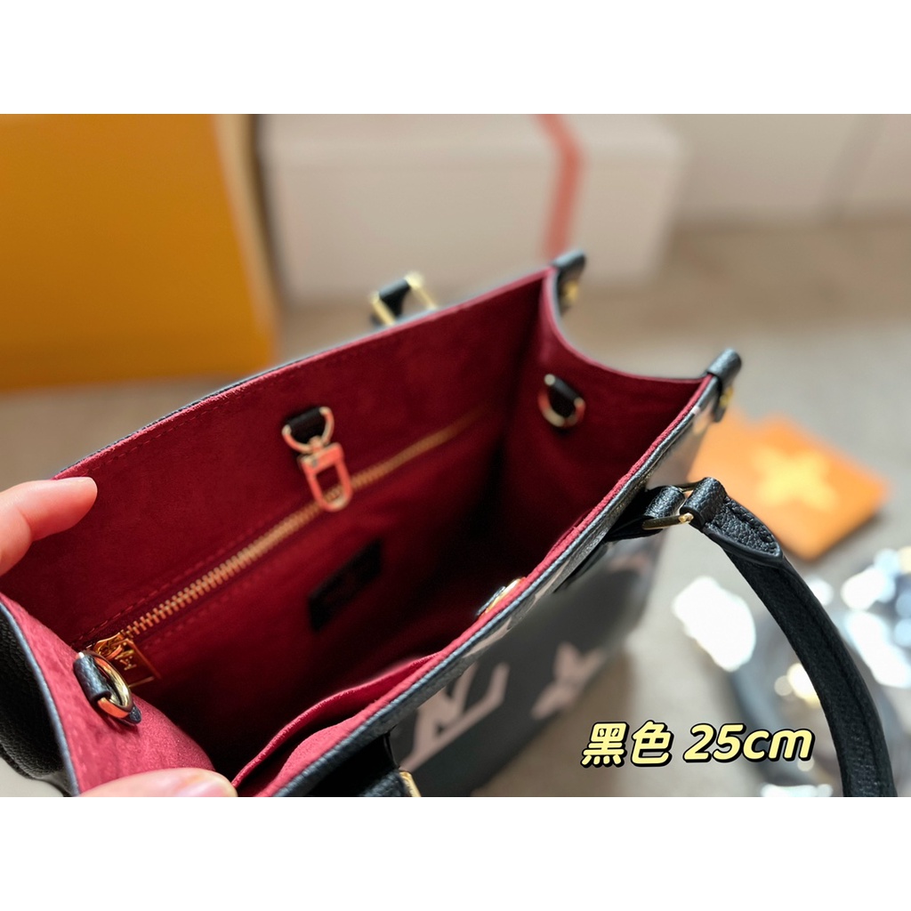 Túi xách nữ da thật thời trang cao cấp Louis Vuitton LV thiết kế họa tiết logo, phong cách sang trọng