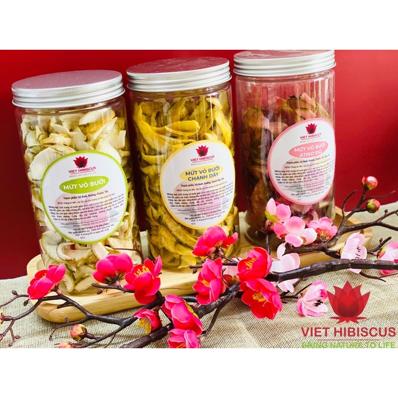 Mứt hoa hồng Đà Lạt giòn cực đã không chất bảo quản -  hủ Pet 500gr | BigBuy360 - bigbuy360.vn