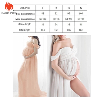 Đầm Maxi Hở Vai Thời Trang Cho Mẹ Bầu Chụp Ảnh