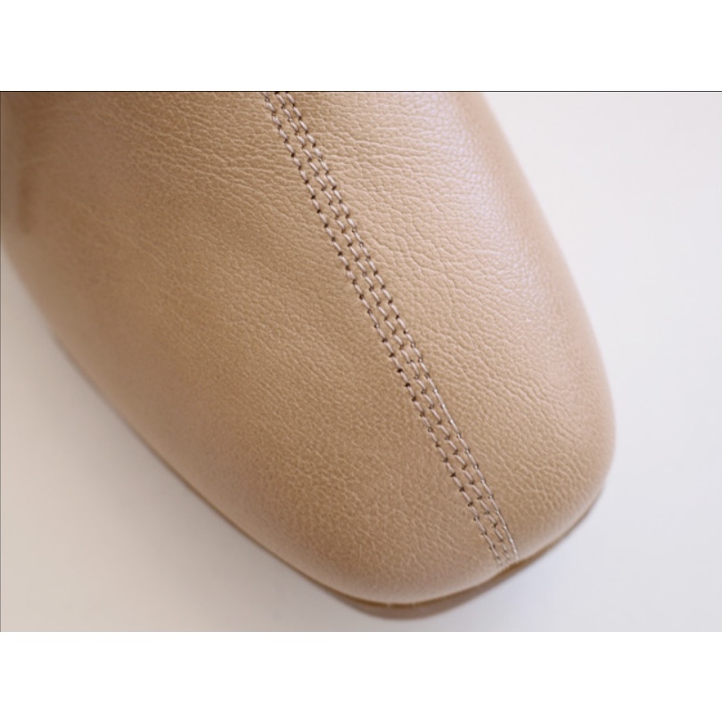 Giày oxford mũi vuông cao gót