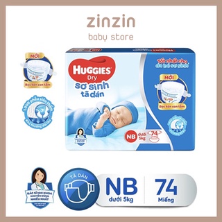 Tã dán sơ sinh, tã dán HUGGIES NB74, S56