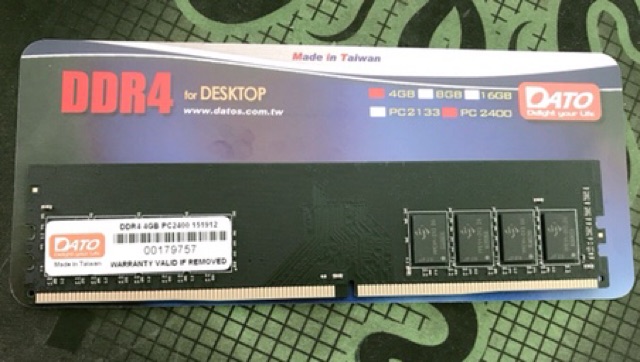 RAM DATO DDR4 4GB BUS 2400MHZ