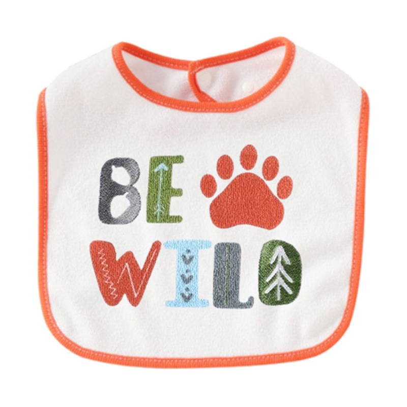 Khăn Yếm Vải Cotton Mềm Thấm Hút Nước Dành Cho Em Bé
