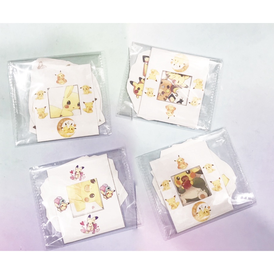 sticker chuột vàng cắt rời size to SCI22 có bao giấy cute dễ thương bullet journal
