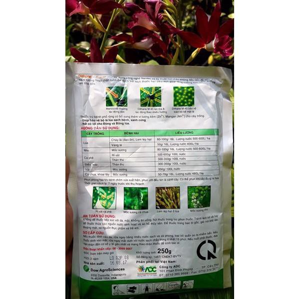 Thuốc trừ nấm bệnh Dithane M45 (Mancozeb) loại 250g [PhanBonOnline]