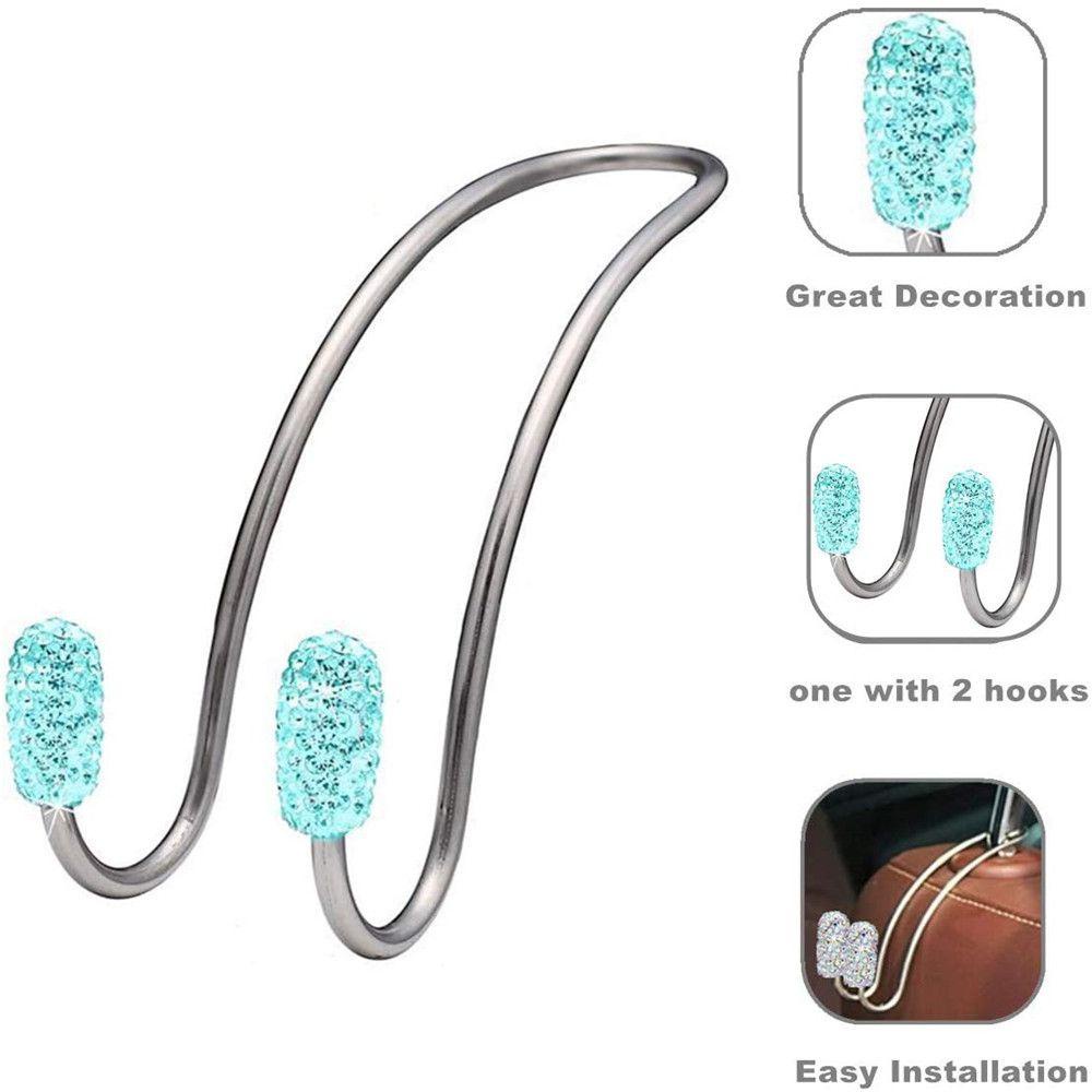 Set 2 Móc Treo Đồ Gắn Ghế Sau Xe Hơi Tiện Dụng