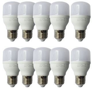 10 cái bóng đèn Led dạng trụ đuôi tròn E27, 5W, 220VAC - Kín nước - Ánh sáng trắng - BH 2 năm