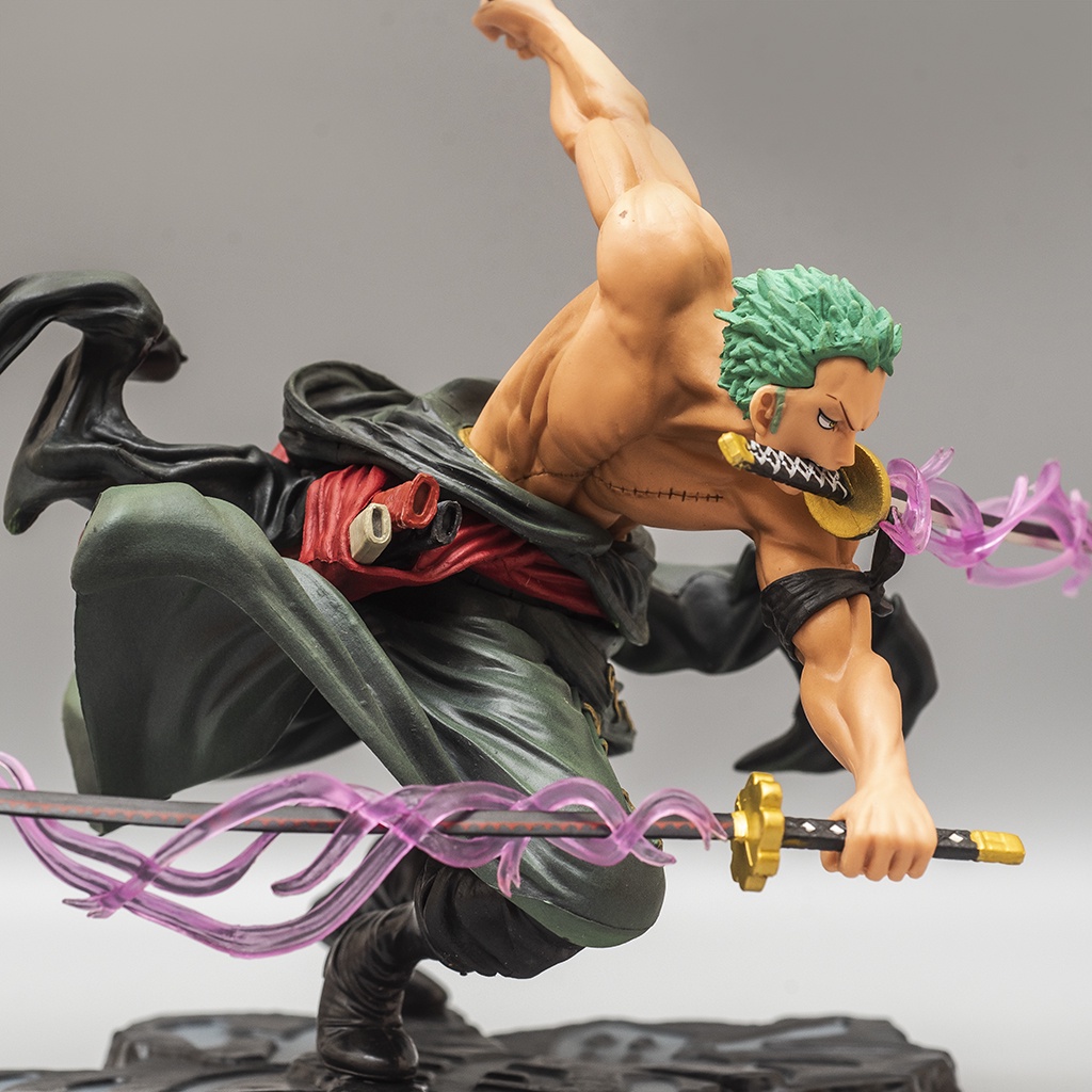 Mô hình One Piece Roronoa Zoro 3000 Thế Giới POP cao 20cm, Nặng 750G - Mô Hình Zoro trang trí One Piece Figure Haki Shop